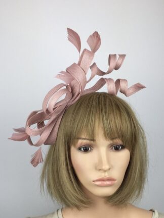 Blush Pink Bow Fascinator