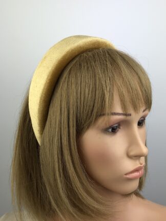 Gold Velvet Padded Headband