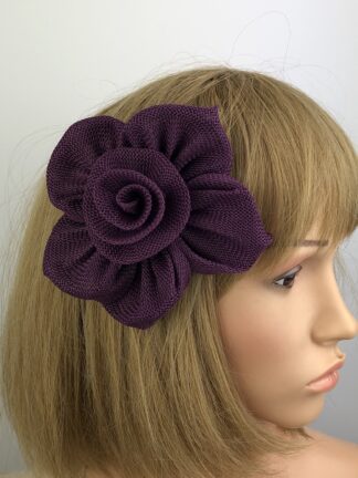 Purple Fascinator - Flower