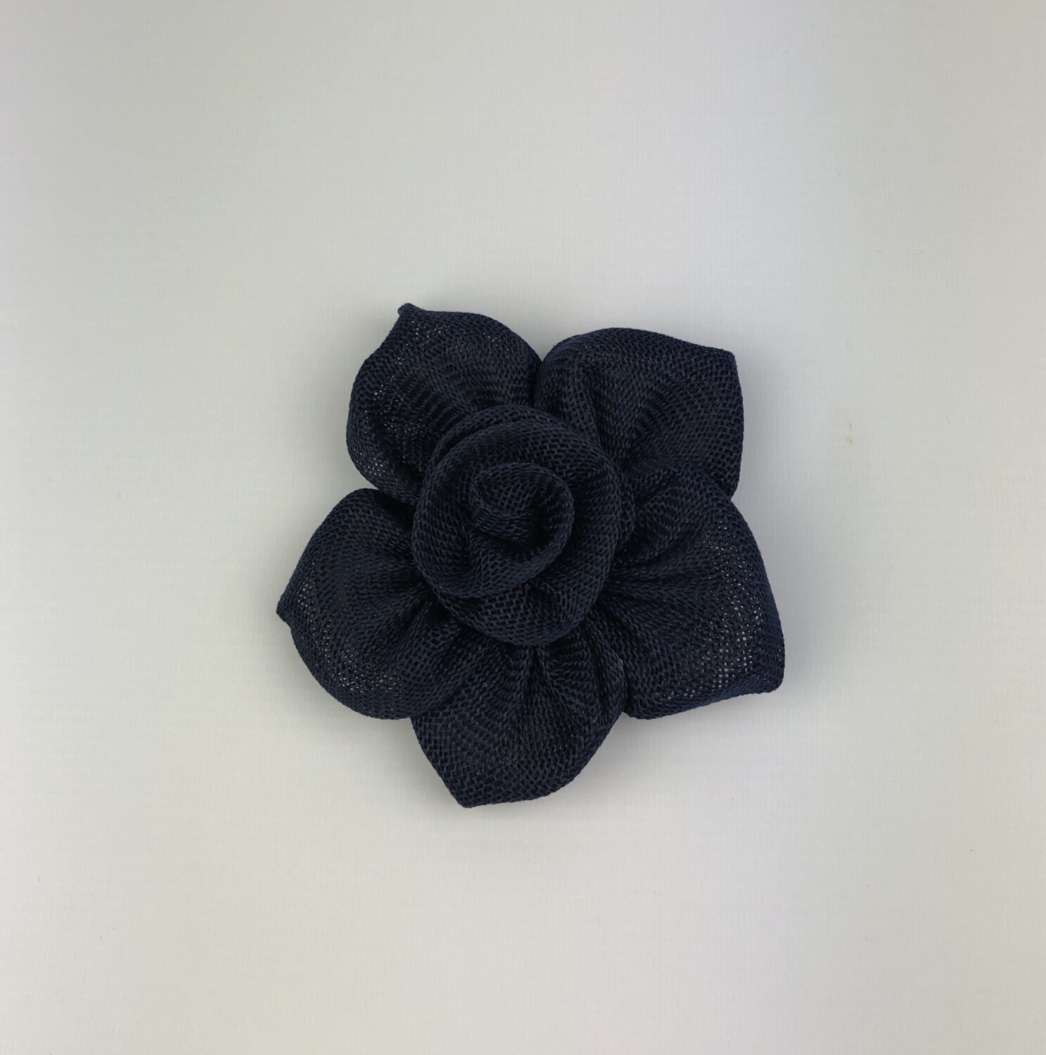 Navy Blue Fascinator - Flower - Image 4