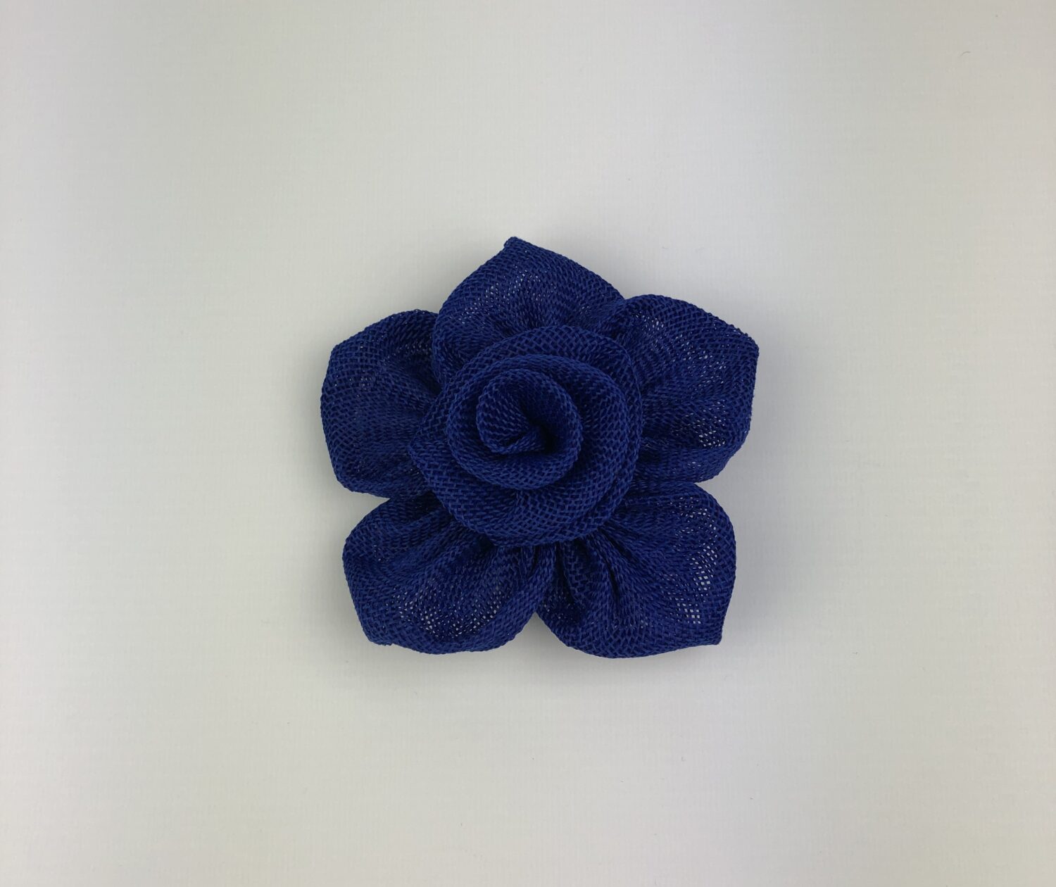 Royal Blue Fascinator - Flower - Image 4