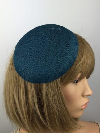 Teal Pillbox Fascinator Base DIY Fascinator Making