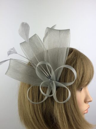 Grey Fascinator Budget & Simple