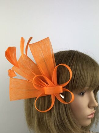 Orange Fascinator Budget & Simple
