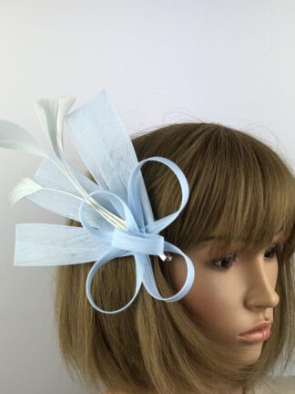 Pale Blue Fascinator Budget & Simple